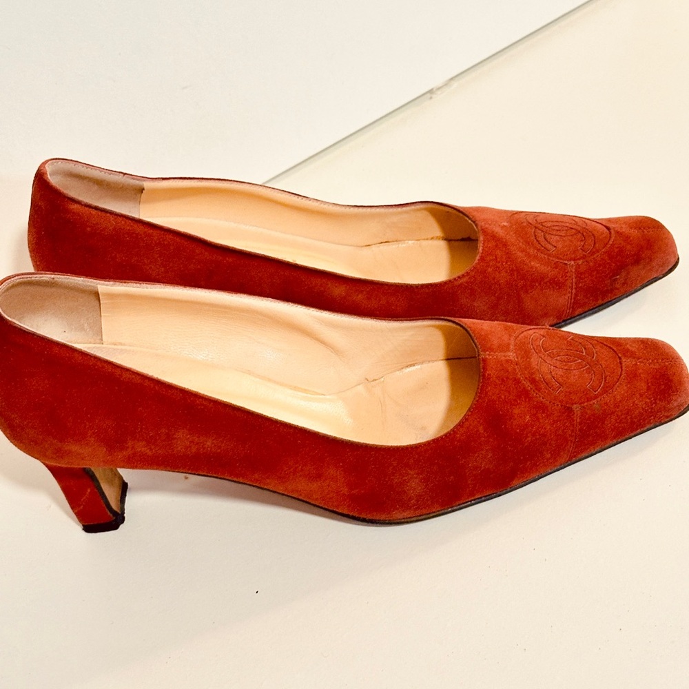 Chanel Elegant Red Women's Sandals - Picture 7 of 13